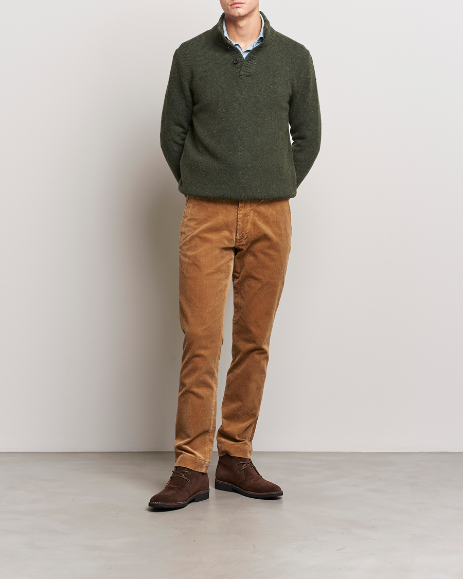 Herr | Tröjor | Polo Ralph Lauren | Wool Knitted Donegal Moss Green