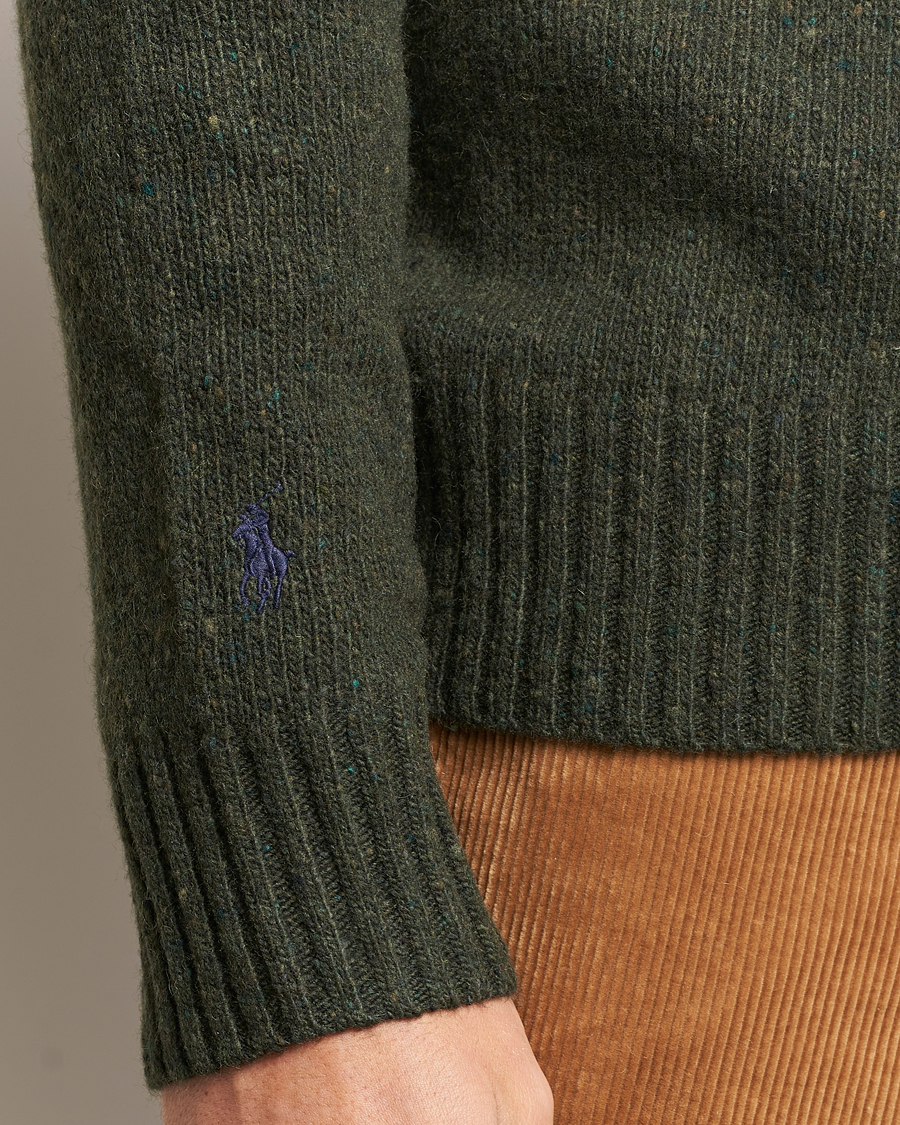 Herr | Tröjor | Polo Ralph Lauren | Wool Knitted Donegal Moss Green