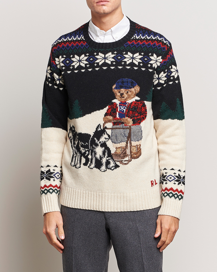 Herr | Tröjor | Polo Ralph Lauren | Wool Snowflake Sweater Multi