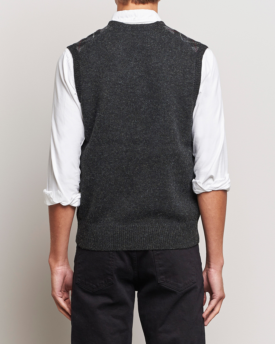 Herr | Tröjor | Polo Ralph Lauren | Wool Argyle Slipover Charcoal