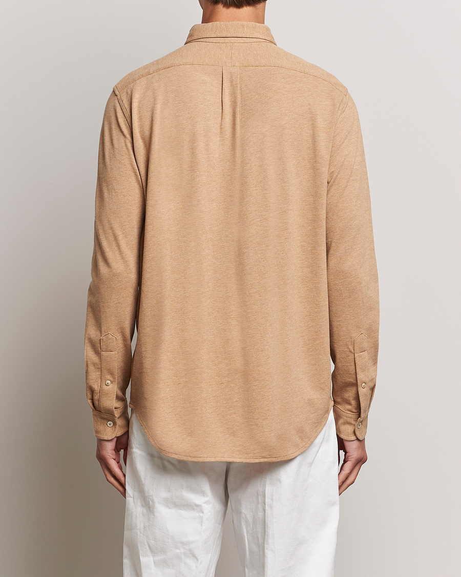 Herr | Skjortor | Polo Ralph Lauren | Slim Fit Featherweight Mesh Shirt Camel Heather