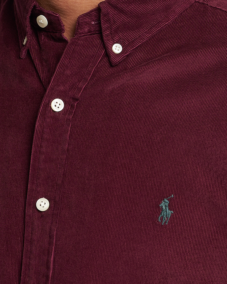 Herr | Skjortor | Polo Ralph Lauren | Slim Fit Corduroy Shirt Harvard Wine