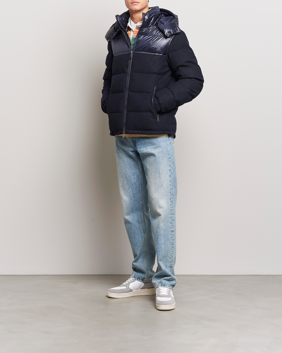 Herr | Jackor | Polo Ralph Lauren | Flint Wool Down Jacket Collection Navy