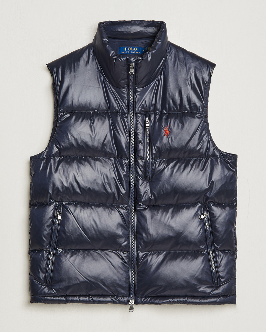 Herr | Jackor | Polo Ralph Lauren | El Cap High Gloss Down Vest Collection Navy
