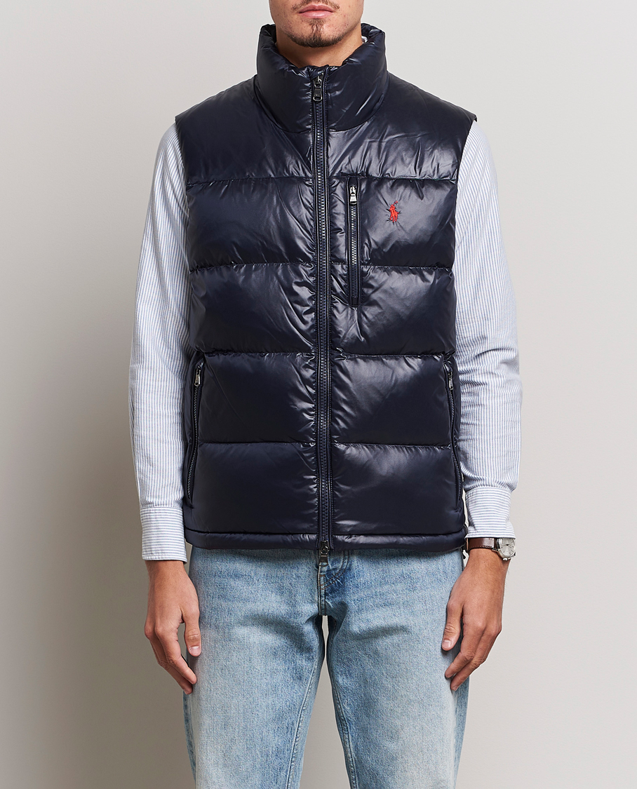 Herr | Jackor | Polo Ralph Lauren | El Cap High Gloss Down Vest Collection Navy
