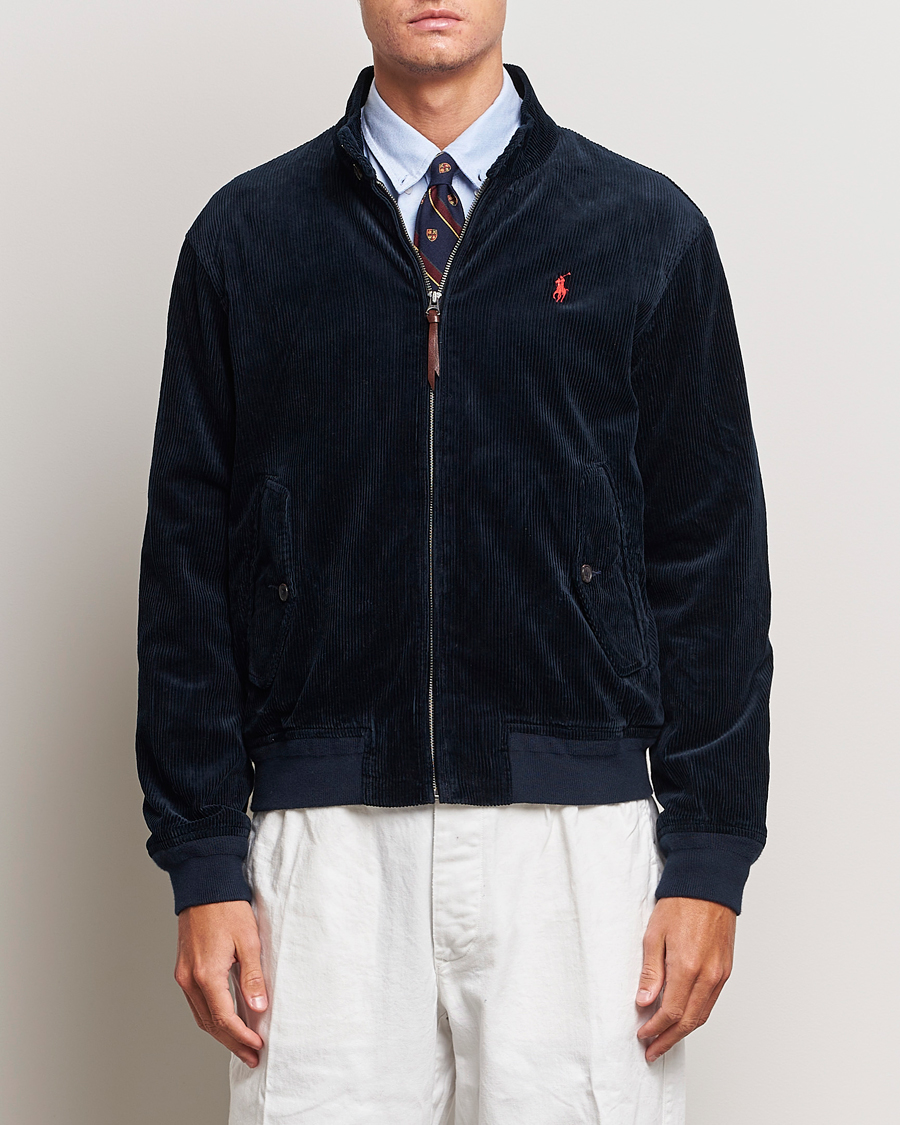 Herr | Jackor | Polo Ralph Lauren | Corduroy Lined Harrington Jacket Aviator Navy