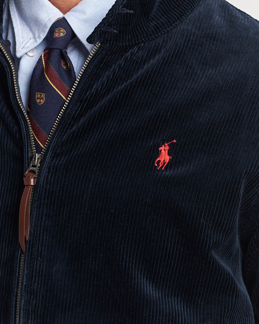 Herr | Jackor | Polo Ralph Lauren | Corduroy Lined Harrington Jacket Aviator Navy