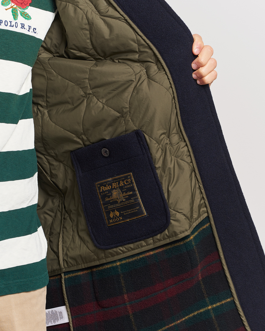 Herr | Jackor | Polo Ralph Lauren | Wool Doublefaced Duffle Coat Navy