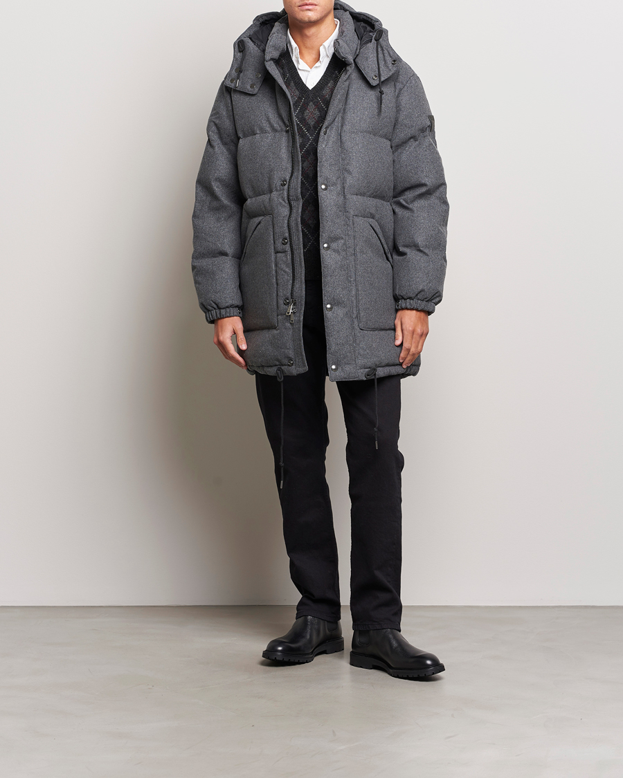 Herr | Jackor | Polo Ralph Lauren | Boulder Wool Parka Barclay Heather