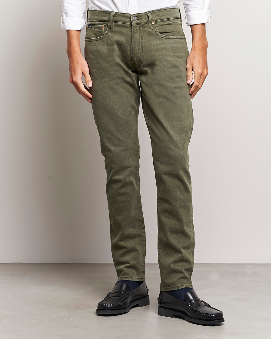 Herr | 30% rea | Polo Ralph Lauren | Sullivan Slim Fit Stretch 5-Pocket Pants Green