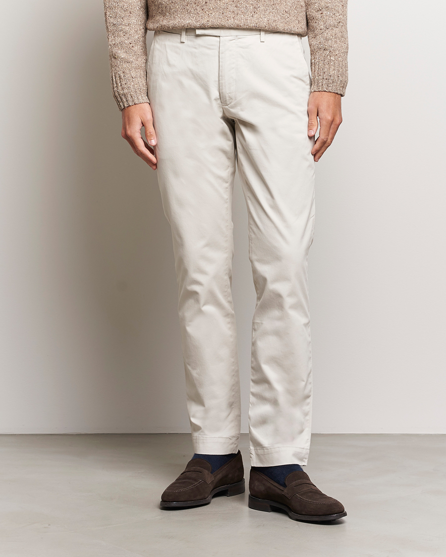 Herr | Byxor | Polo Ralph Lauren | Slim Fit Stretch Chinos Dove Grey
