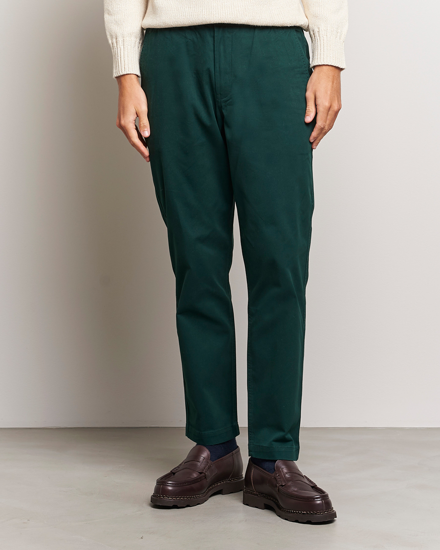 Herr | World of Ralph Lauren | Polo Ralph Lauren | Prepster Stretch Twill Drawstring Trousers Green