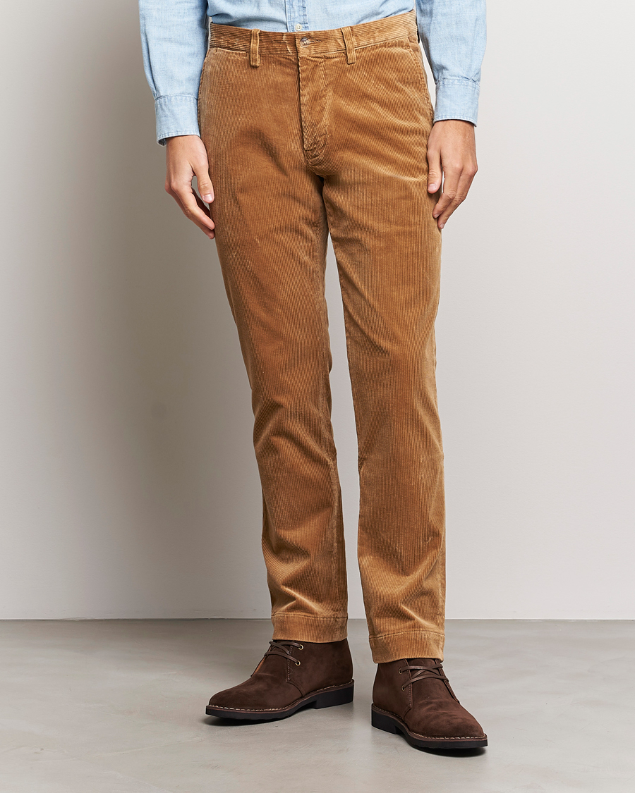 Herr | Byxor | Polo Ralph Lauren | Bedford Slim Fit Corduroy Trousers Golden Brown