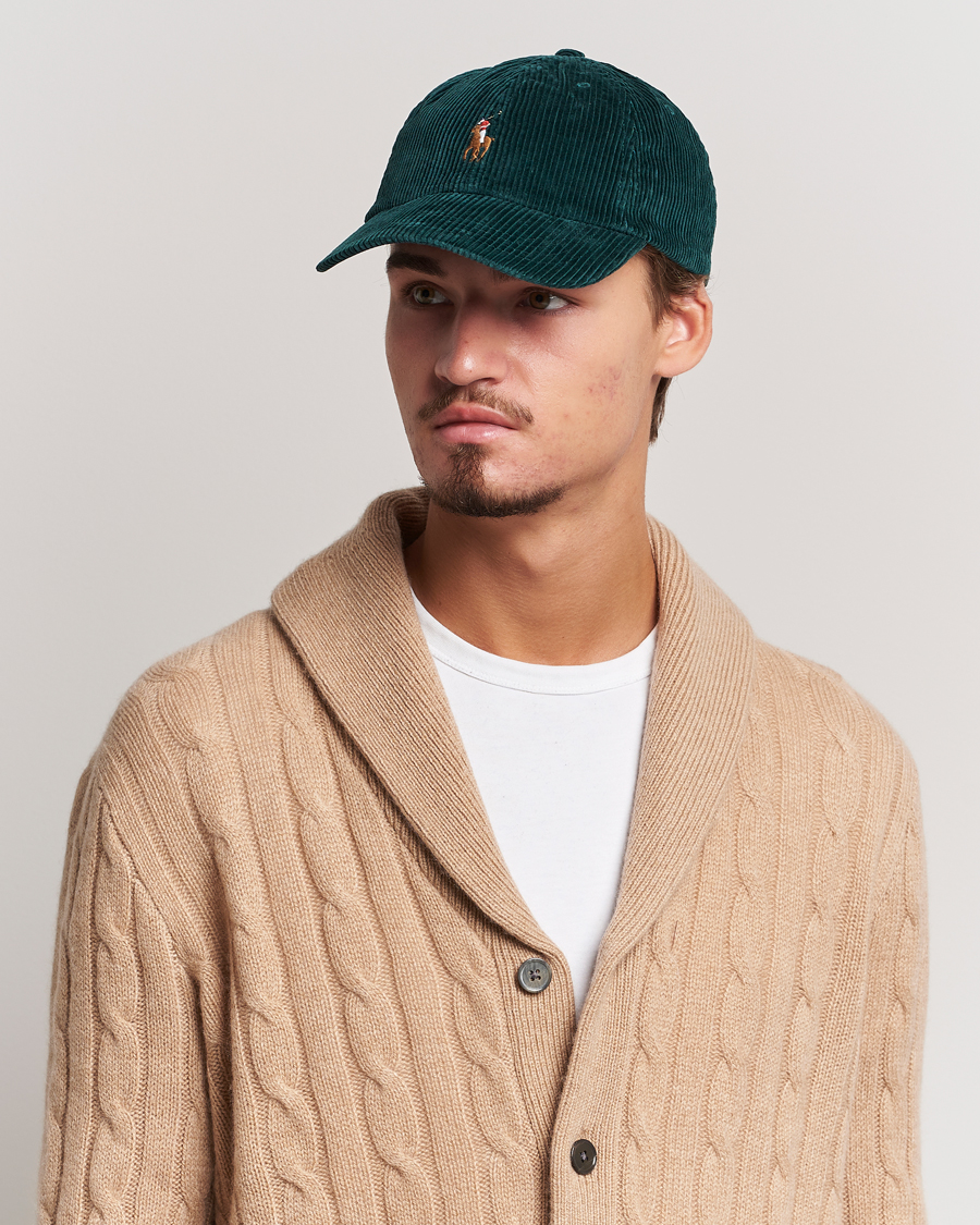 Herr | Polo Ralph Lauren Corduroy Cap College Green | Polo Ralph Lauren | Corduroy Cap College Green