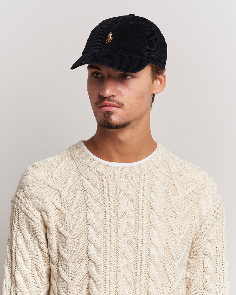 Herr | Polo Ralph Lauren Corduroy Cap Black | Polo Ralph Lauren | Corduroy Cap Black