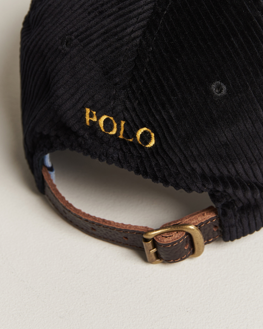 Herr | Polo Ralph Lauren Corduroy Cap Black | Polo Ralph Lauren | Corduroy Cap Black