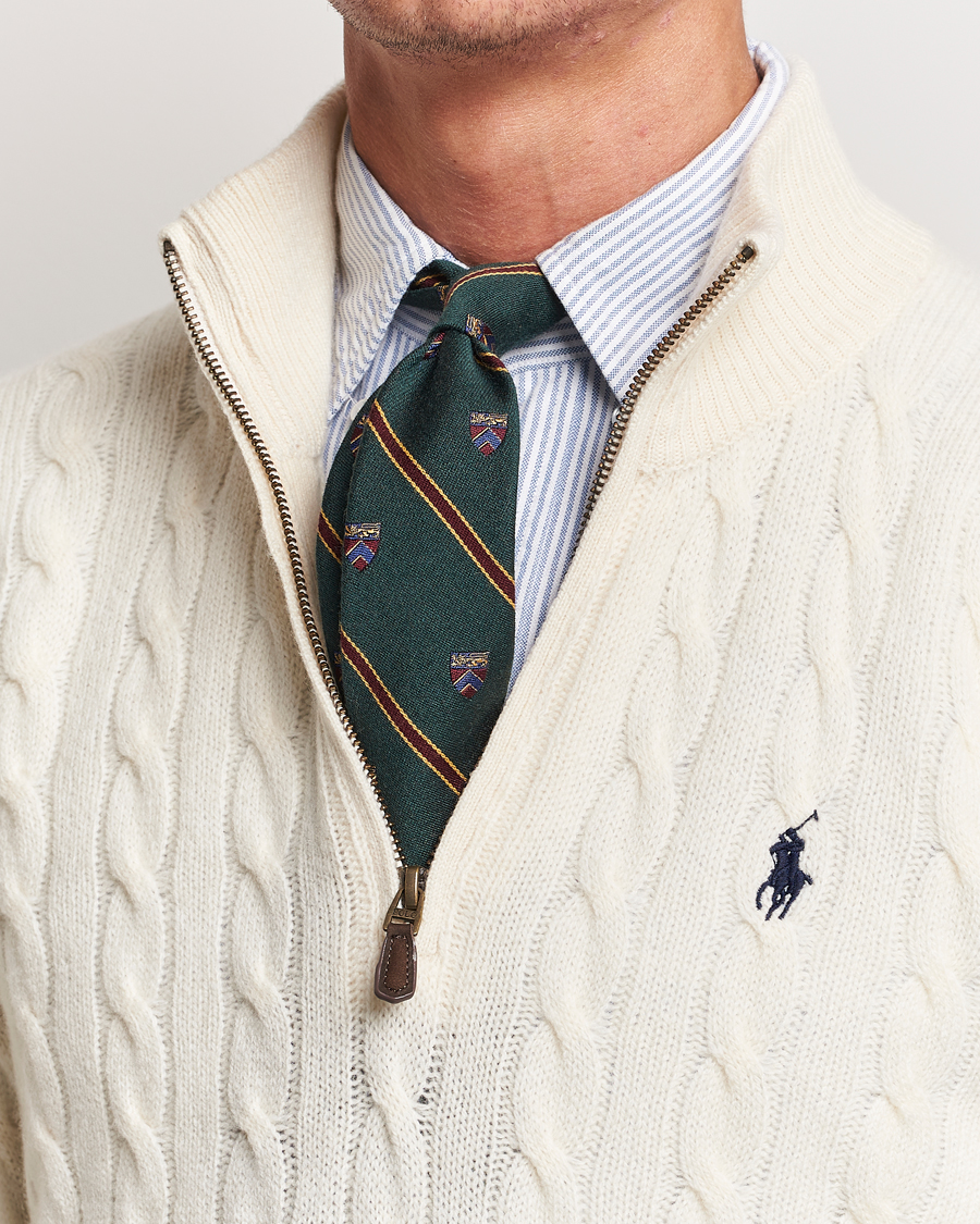 Herr | Polo Ralph Lauren Vintage Club Striped Tie Green | Polo Ralph Lauren | Vintage Club Striped Tie Green