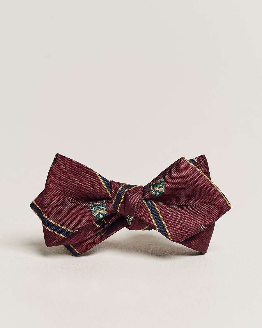 Herr | Polo Ralph Lauren Vintage Club Striped Bow Tie Wine | Polo Ralph Lauren | Vintage Club Striped Bow Tie Wine