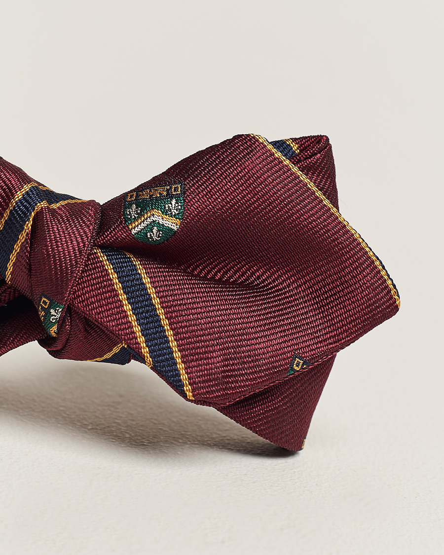 Herr | Polo Ralph Lauren Vintage Club Striped Bow Tie Wine | Polo Ralph Lauren | Vintage Club Striped Bow Tie Wine