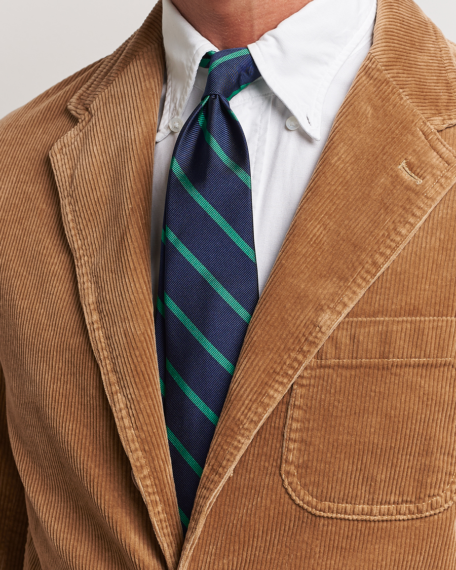Herr | Accessoarer | Polo Ralph Lauren | Striped Tie Navy/Green