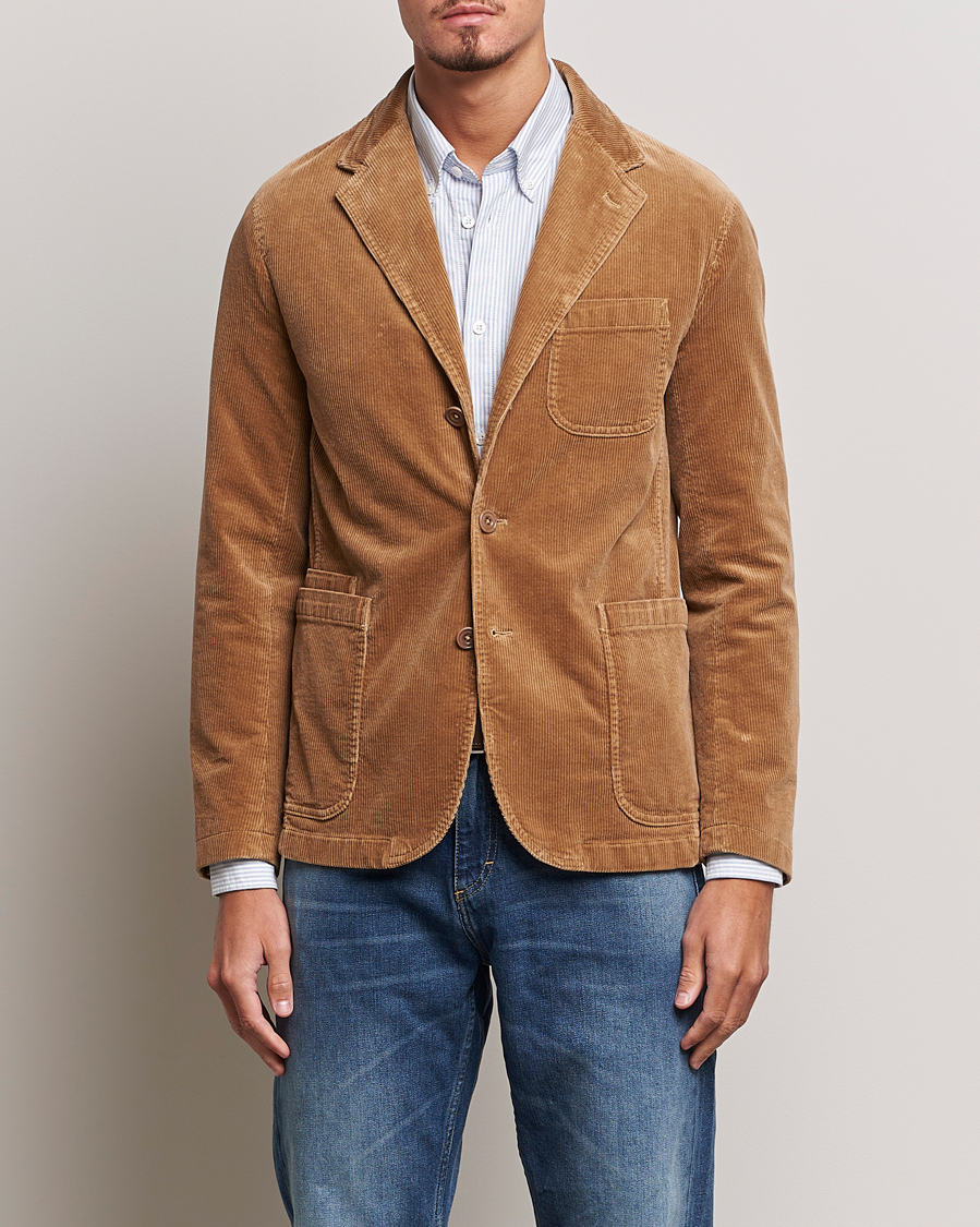 Herr | Rea kläder | Polo Ralph Lauren | Corduroy Stretch Blazer Rustic Tan