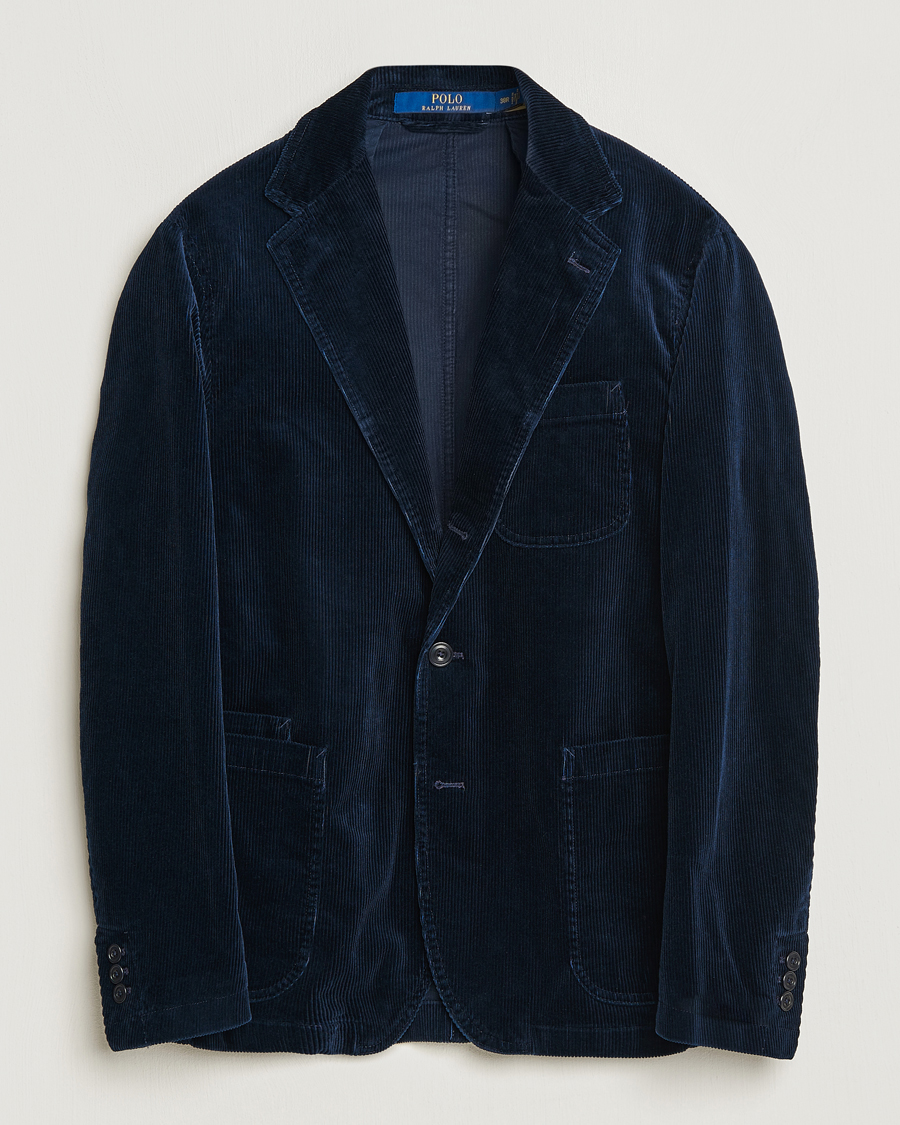 Herr | Kavajer | Polo Ralph Lauren | Corduroy Stretch Blazer Aviator Navy