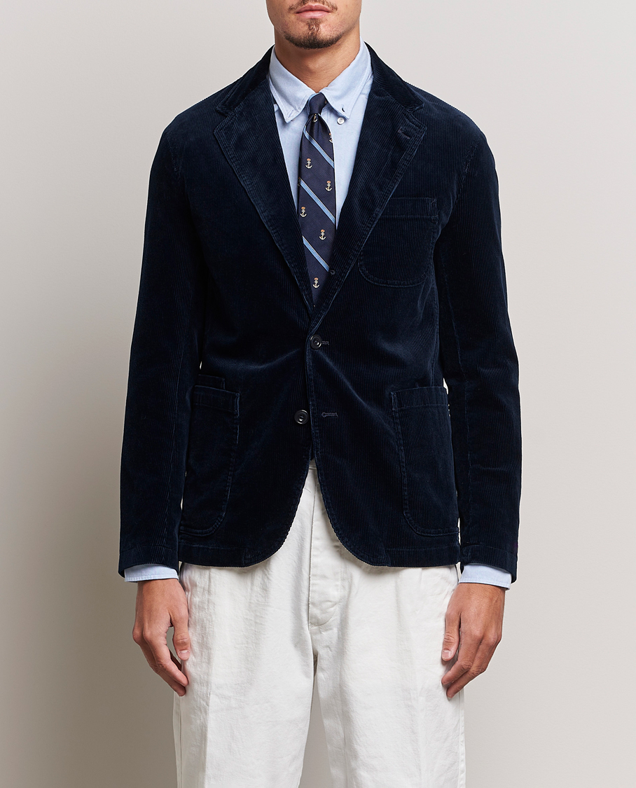 Herr | Kavajer | Polo Ralph Lauren | Corduroy Stretch Blazer Aviator Navy