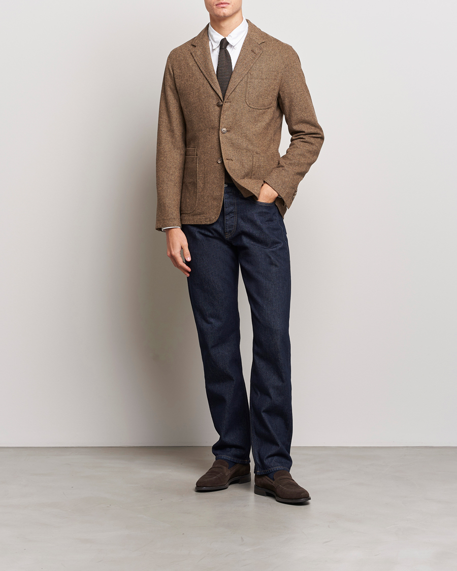 Herr | Kavajer | Polo Ralph Lauren | Classic Herringbone Sportcoat Brown/Tan