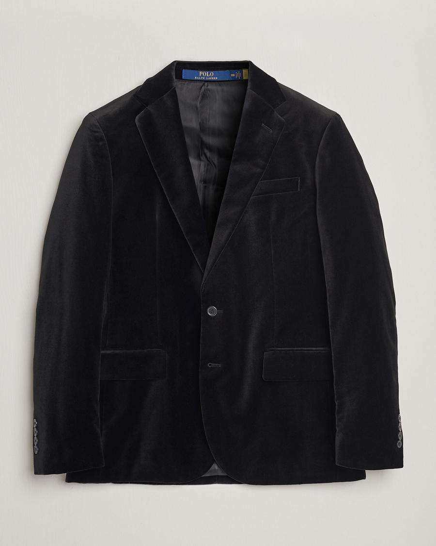 Herr | Kavajer | Polo Ralph Lauren | Velvet Sportcoat Black