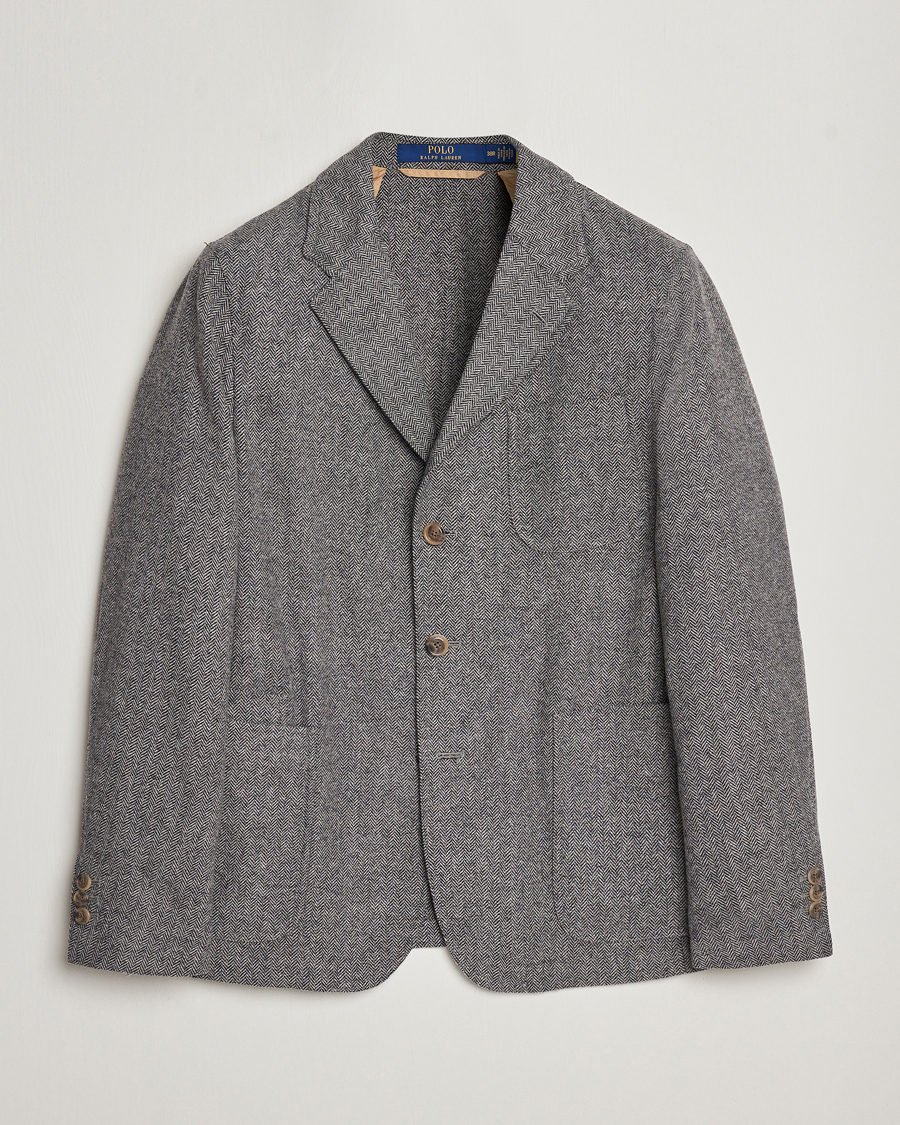 Herr | Kavajer | Polo Ralph Lauren | Classic Herringbone Sportcoat Black/Cream