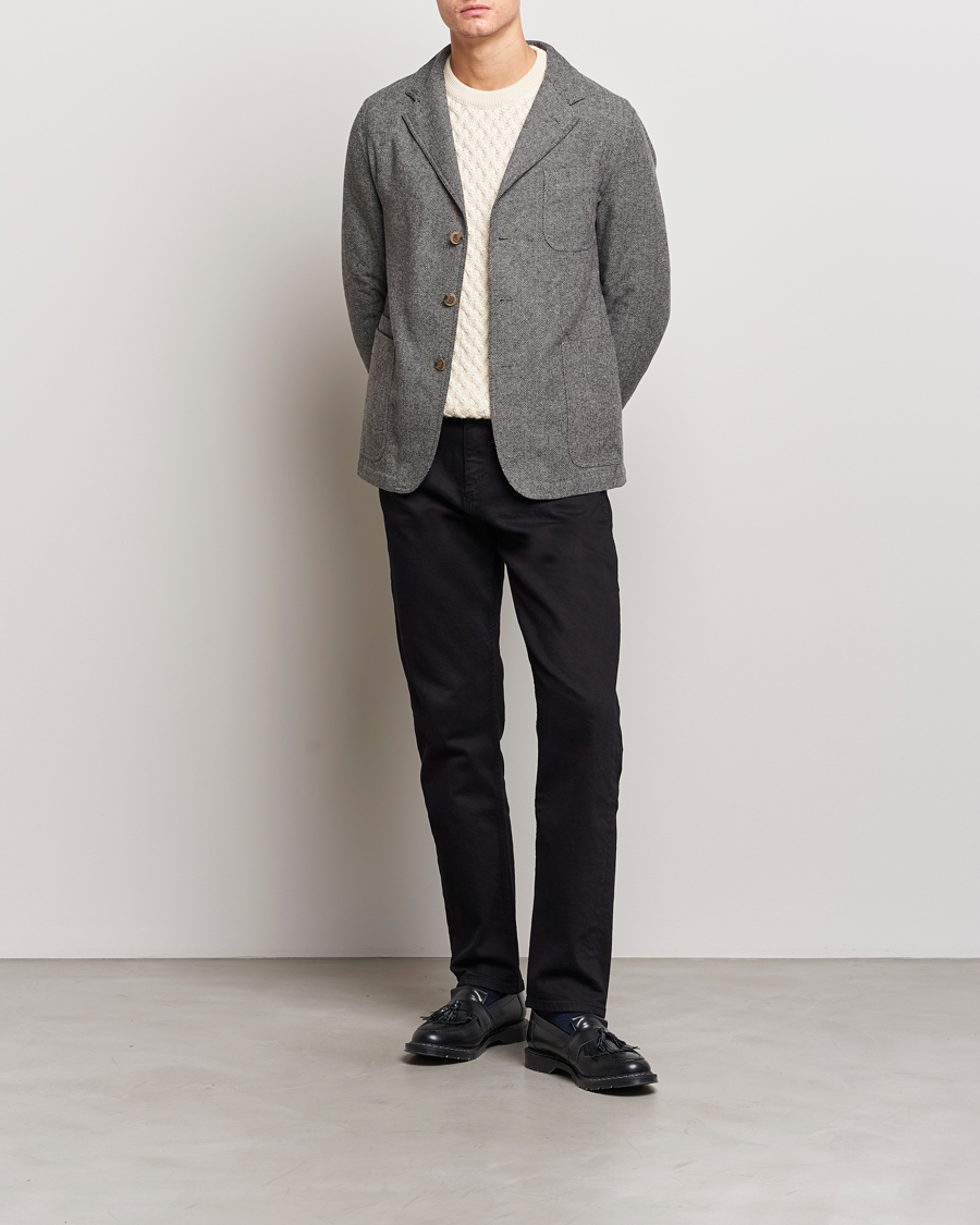 Herr | Kavajer | Polo Ralph Lauren | Classic Herringbone Sportcoat Black/Cream