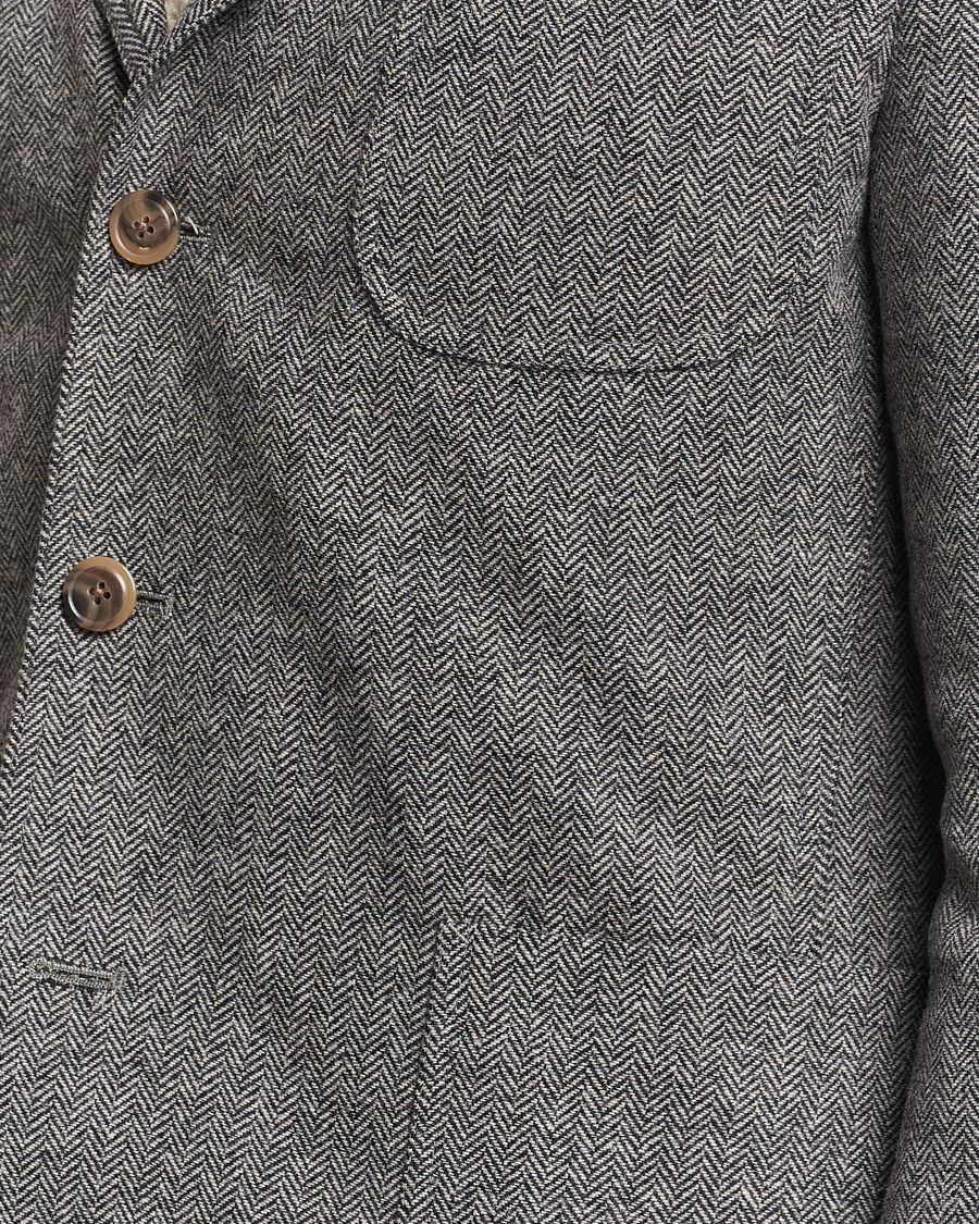 Herr | Kavajer | Polo Ralph Lauren | Classic Herringbone Sportcoat Black/Cream