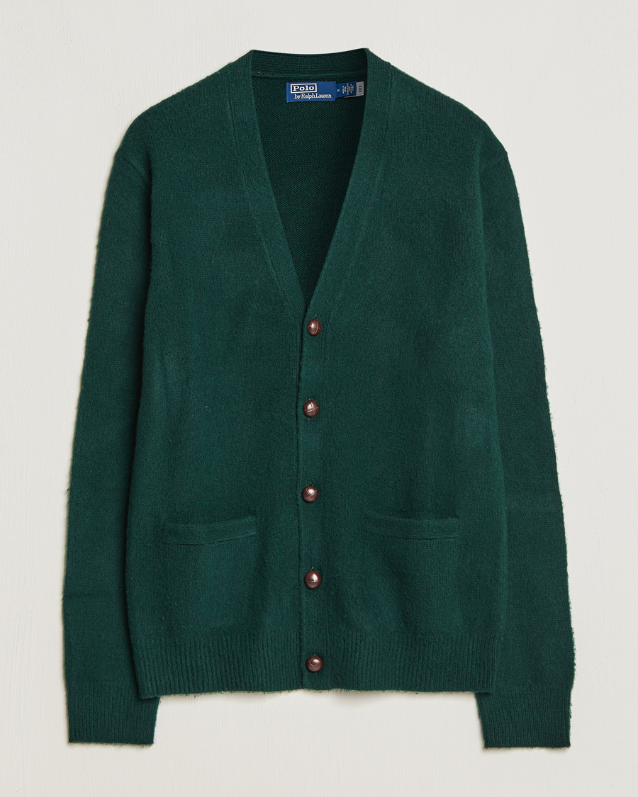 Herr | Tröjor | Polo Ralph Lauren | Wool/Cashmere Cardigan Hunt Club Green