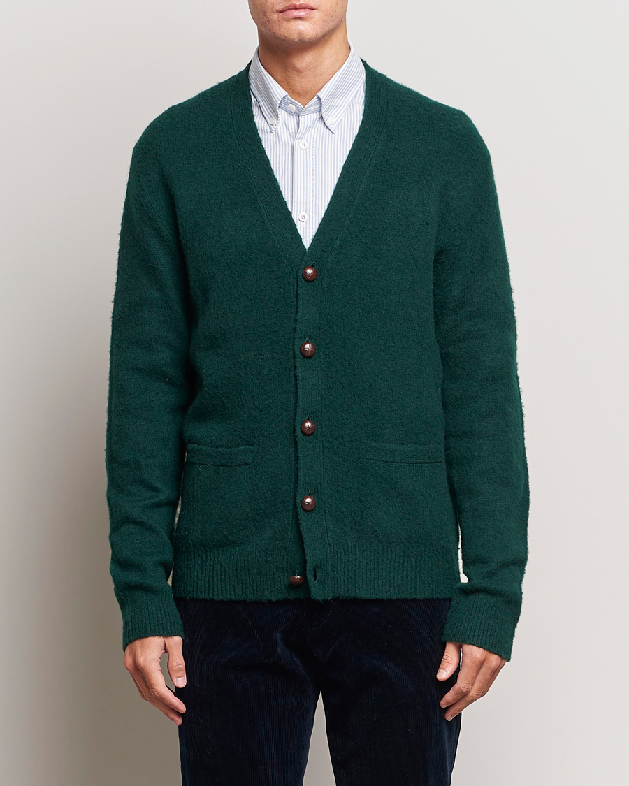 Herr | Tröjor | Polo Ralph Lauren | Wool/Cashmere Cardigan Hunt Club Green