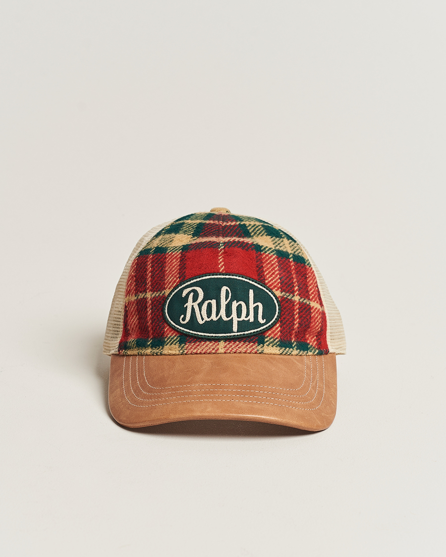 Herr | Polo Ralph Lauren Flannel Ralph Cap Red/Black Multi | Polo Ralph Lauren | Flannel Ralph Cap Red/Black Multi