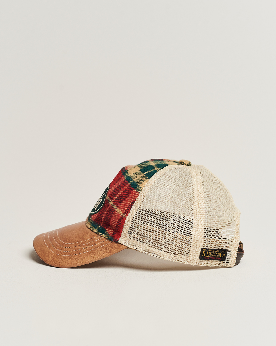 Herr | Polo Ralph Lauren Flannel Ralph Cap Red/Black Multi | Polo Ralph Lauren | Flannel Ralph Cap Red/Black Multi