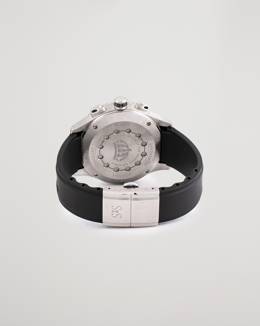 Herr | Sjöö Sandström Pre-Owned UTC Skydiver 017401 Steel Black | Sjöö Sandström Pre-Owned | UTC Skydiver 017401 Steel Black