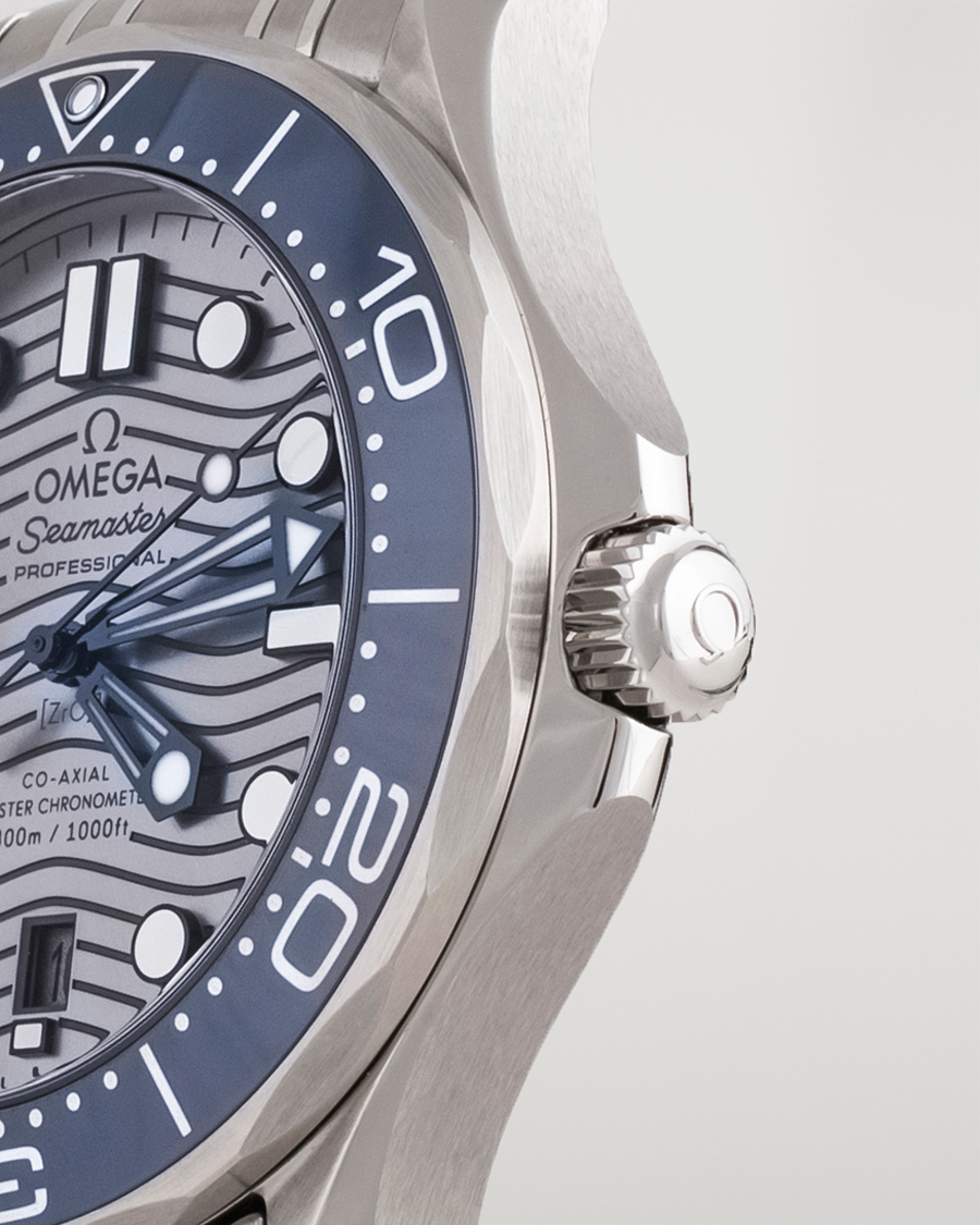 Herr | Omega Pre-Owned Seamaster Diver 300M 210.30.42.20.06.001 Steel Sil Steel Black | Omega Pre-Owned | Seamaster Diver 300M 210.30.42.20.06.001 Steel Sil Steel Black