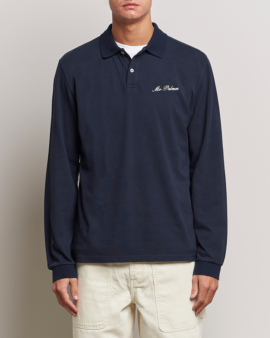 Herr | Tröjor | Palmes | Mister Long Sleeve Polo Navy