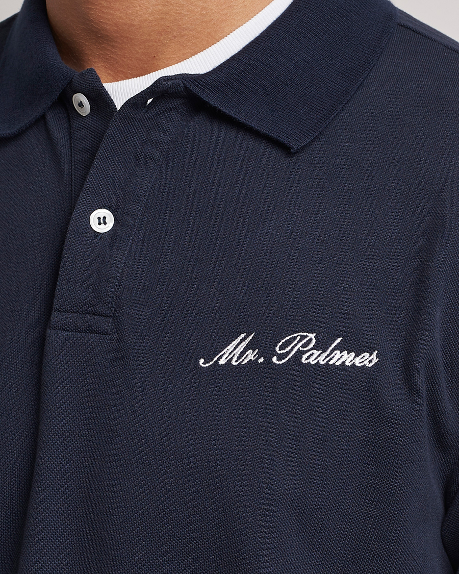 Herr | Tröjor | Palmes | Mister Long Sleeve Polo Navy