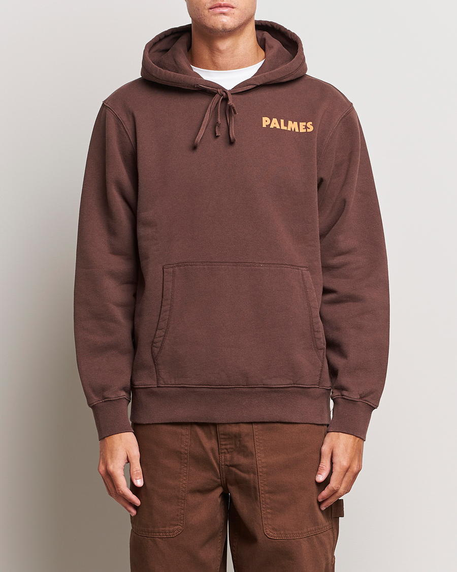 Herr | Tröjor | Palmes | Bloody Hooded Sweatshirt Brown