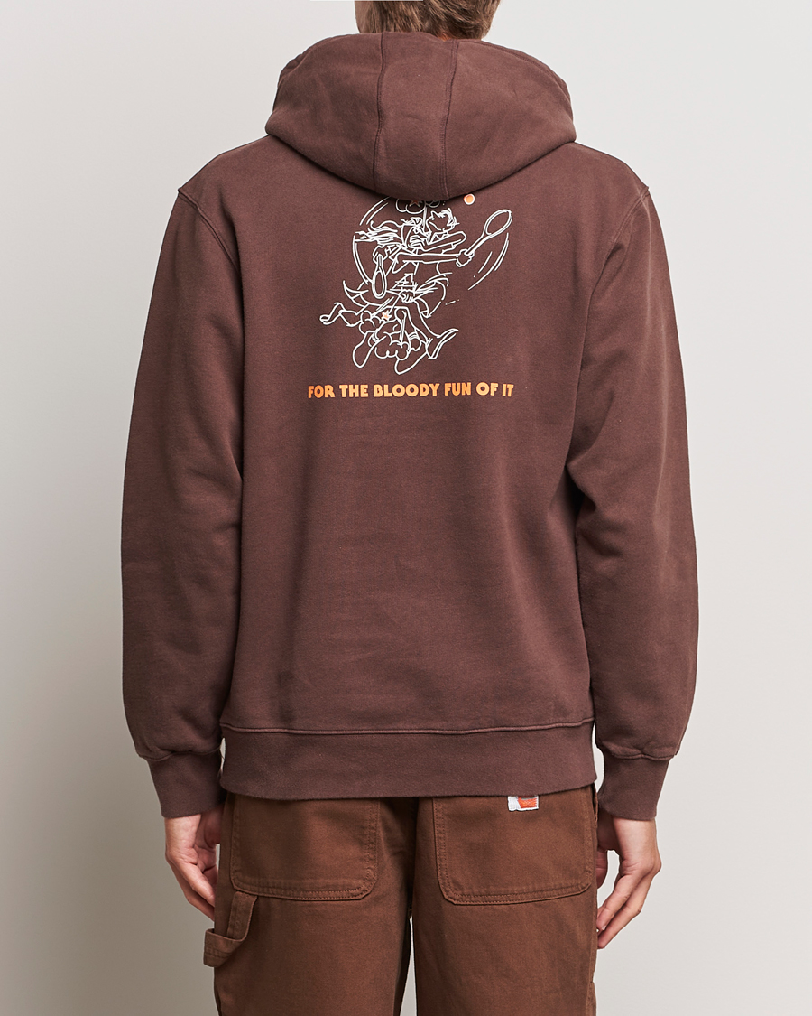 Herr | Tröjor | Palmes | Bloody Hooded Sweatshirt Brown