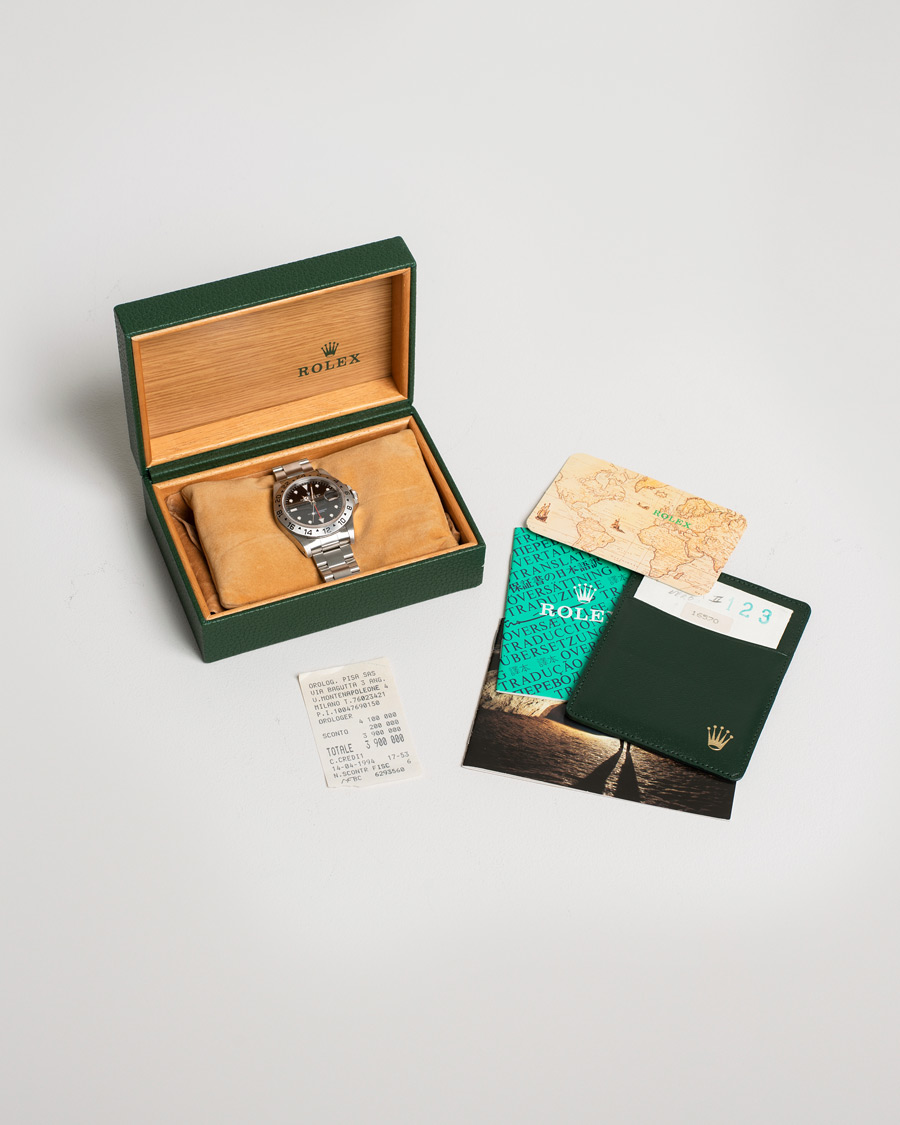 Herr | Rolex Pre-Owned Explorer II 16570 Steel Black | Rolex Pre-Owned | Explorer II 16570 Steel Black