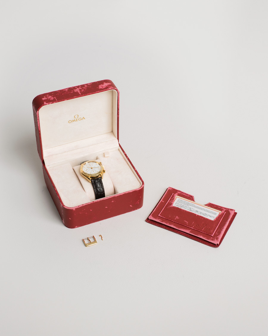 Herr | Omega Pre-Owned Speedmaster Date 18K 3611.20.29 Steel White | Omega Pre-Owned | Speedmaster Date 18K 3611.20.29 Steel White