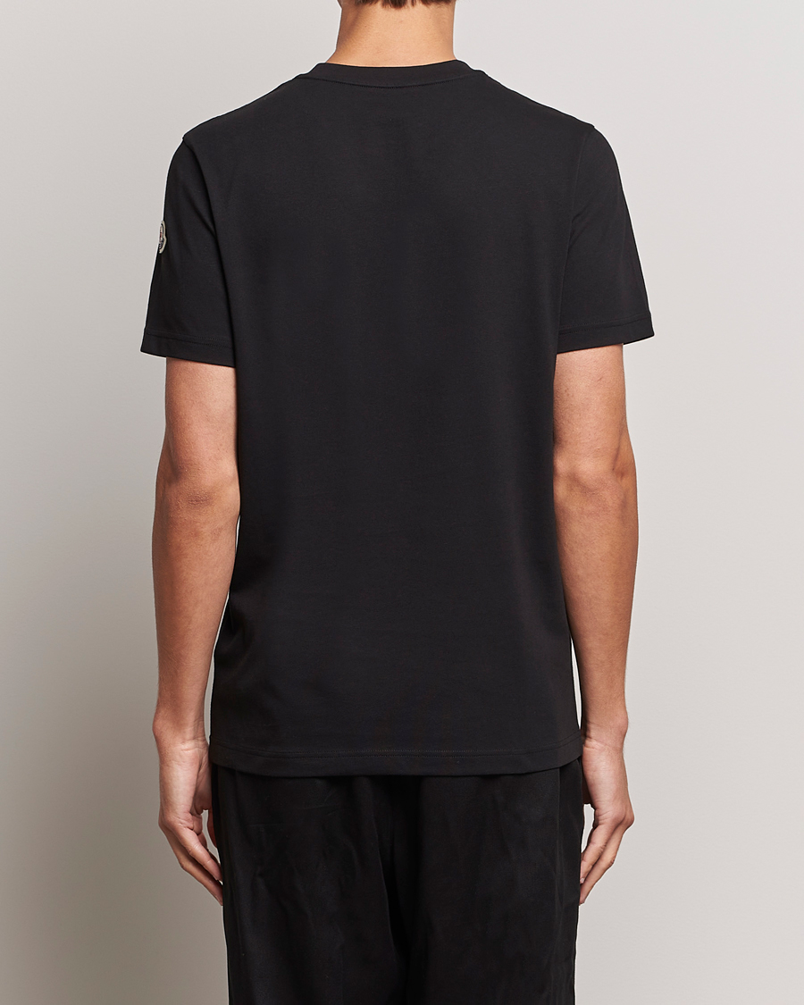 Herr | T-Shirts | Moncler | Embossed Logo T-shirt Black
