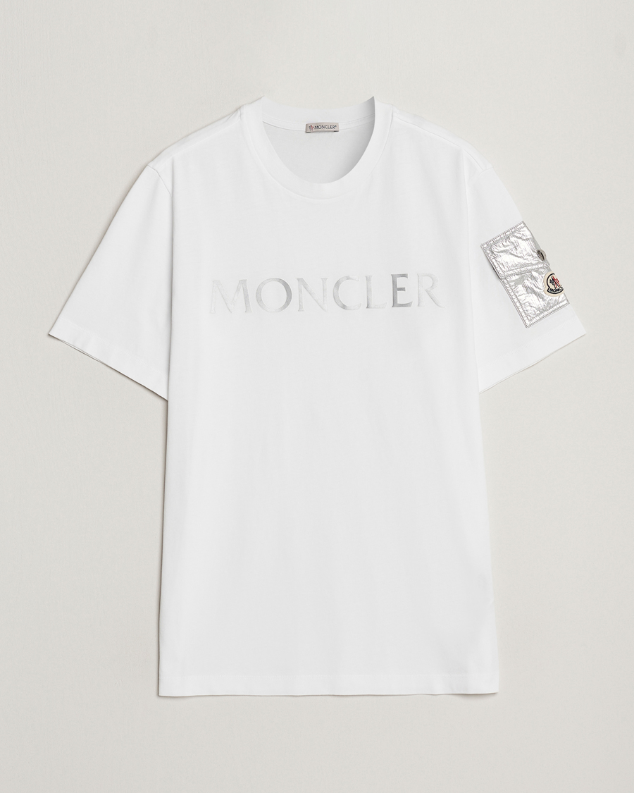 Herr | T-Shirts | Moncler | Sleeve Pocket T-shirt White