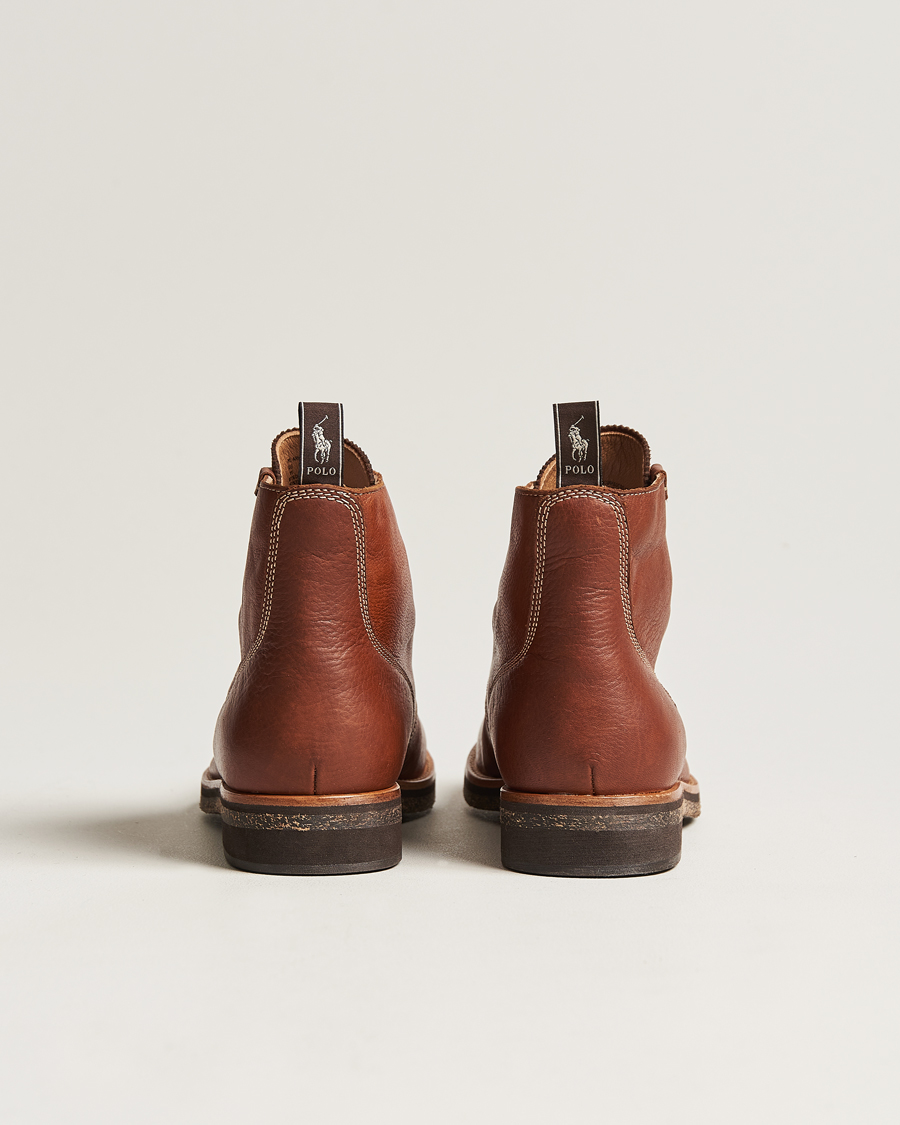 Herr | Polo Ralph Lauren RL Oiled Leather Boot Peanut | Polo Ralph Lauren | RL Oiled Leather Boot Peanut