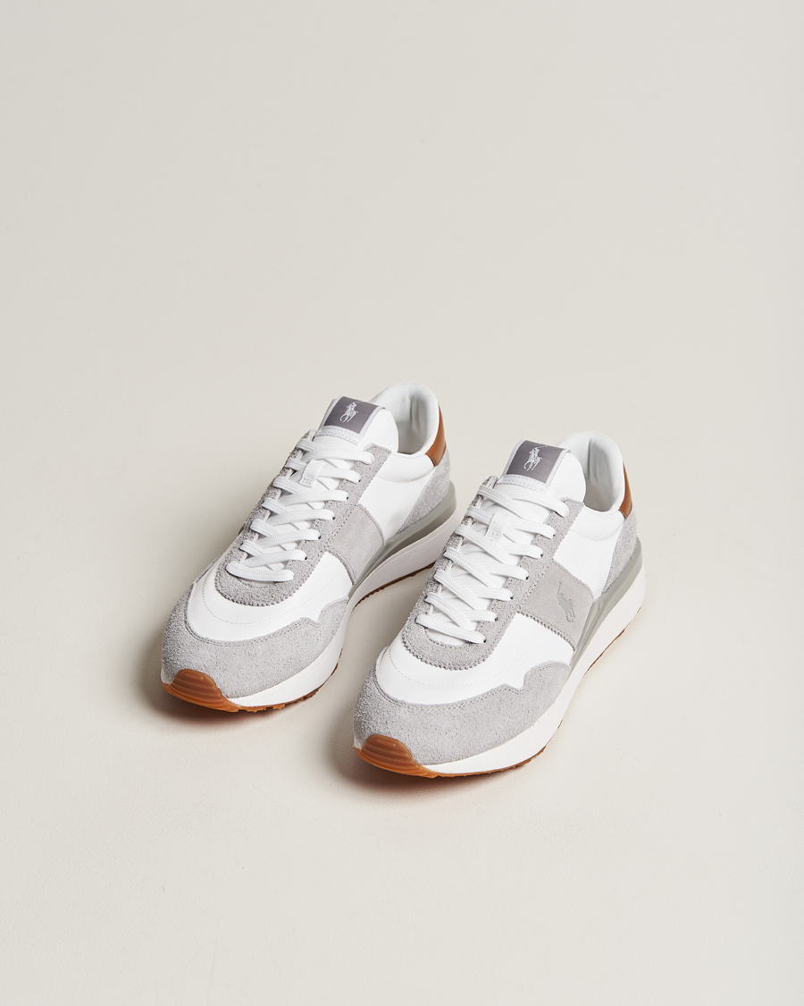 Herr | Polo Ralph Lauren Train 89 Running Sneaker White/Grey | Polo Ralph Lauren | Train 89 Running Sneaker White/Grey