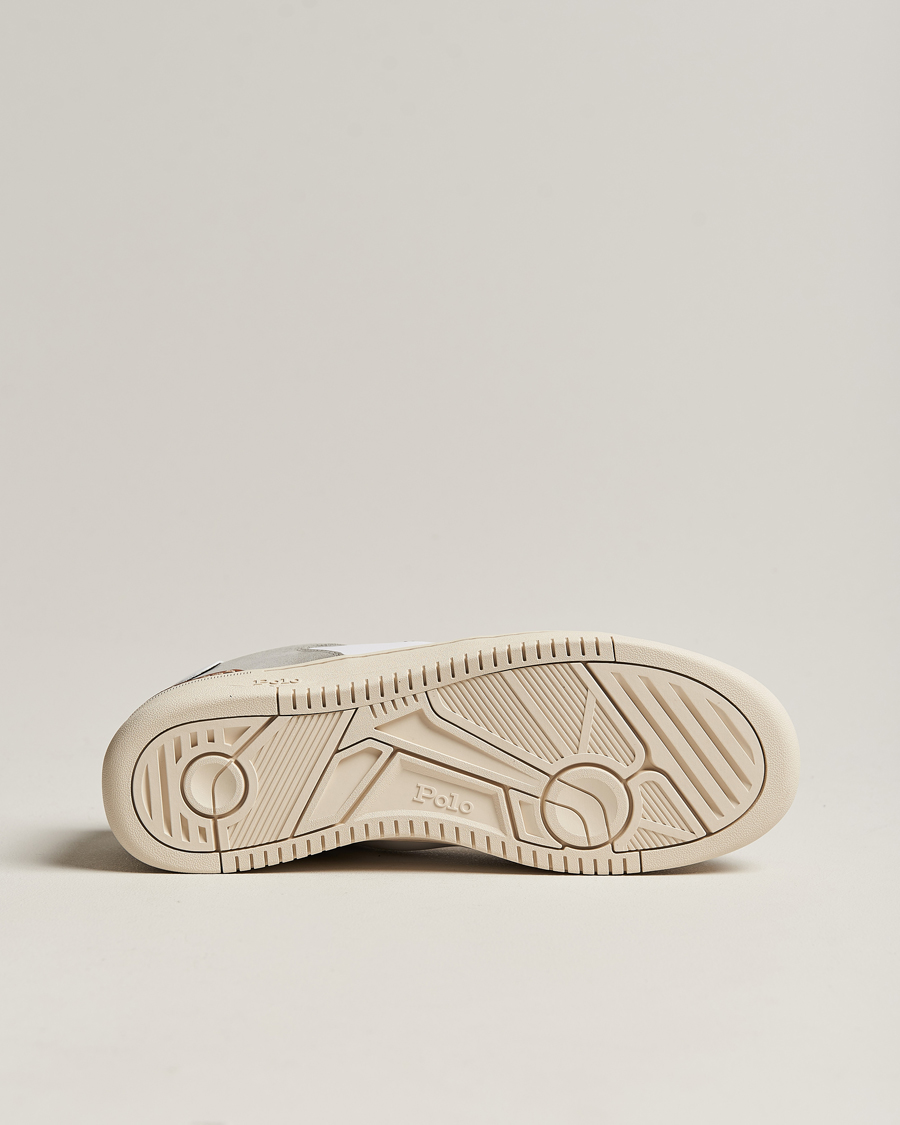 Herr | Polo Ralph Lauren Masters Court Suede Sneaker Grey/White | Polo Ralph Lauren | Masters Court Suede Sneaker Grey/White