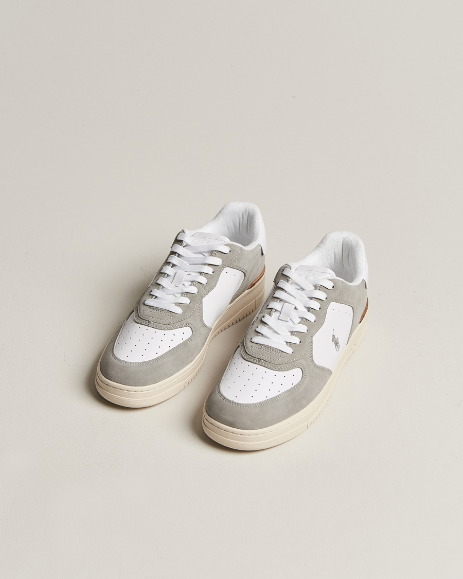 Herr | Låga sneakers | Polo Ralph Lauren | Masters Court Suede Sneaker Grey/White